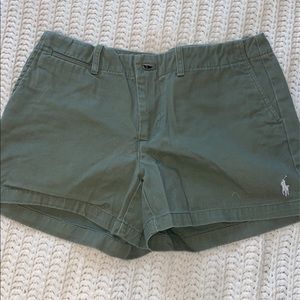 Ralph Lauren sport olive green shorts